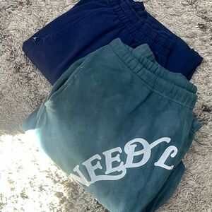 Jordan Blue and Teal Sweatpants